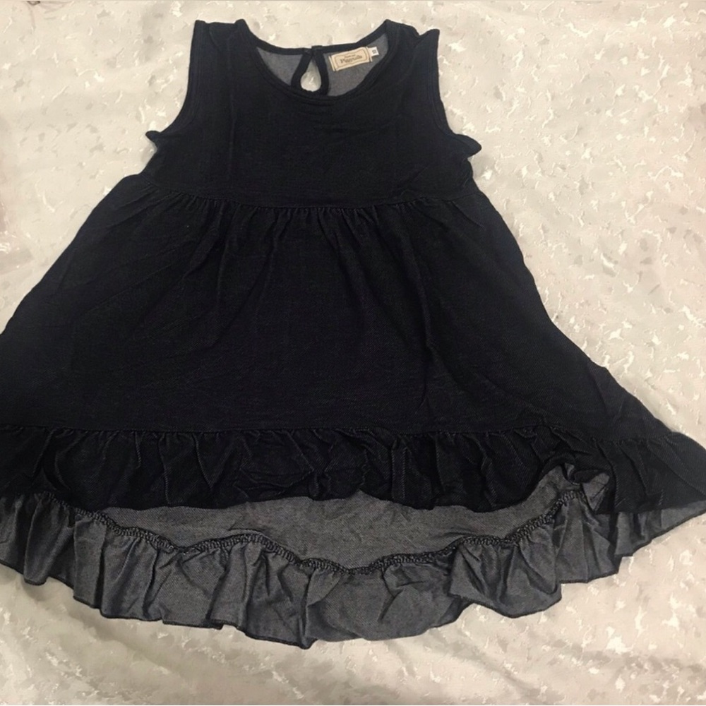 Pearls and Piggytails  Black Tank Dress Size 10 NWOT
